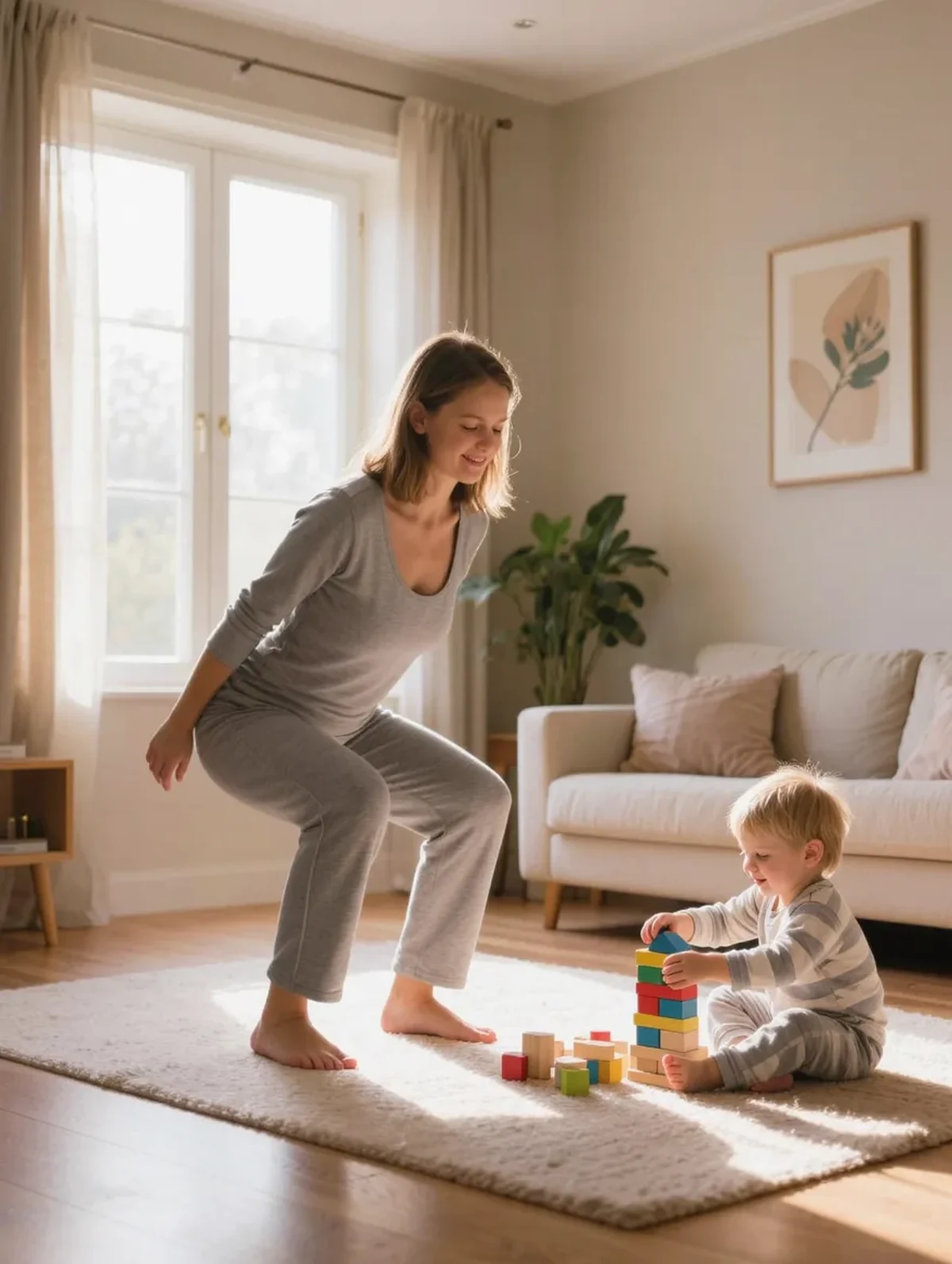 Postpartum Workouts That Fit a Nap Window