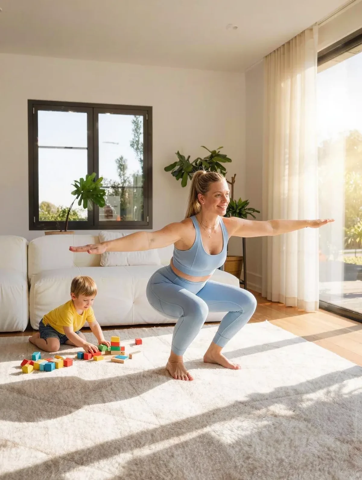 Postpartum Workouts That Fit a Nap Window