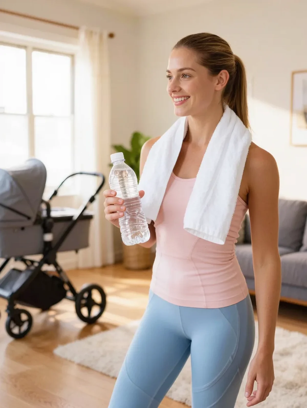 Why You Sweat So Much During Postpartum Workouts